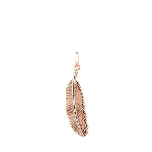 Argento Rose Gold Feather Pendant