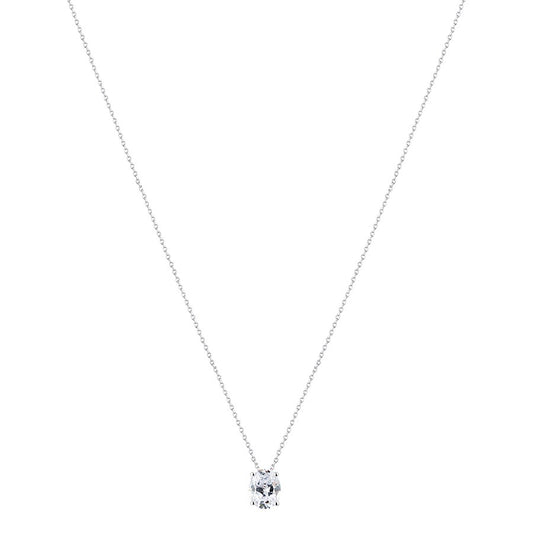 Argento Solitaire Square Necklace