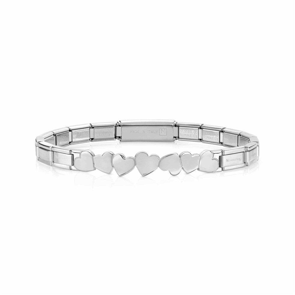 Nomination Silver Trendsetter Heart Bracelet