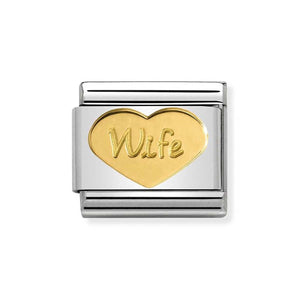 Nomination Gold Wife Charm
