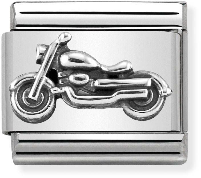 Nomination Oxidised Silver Vintage Bike  Charm