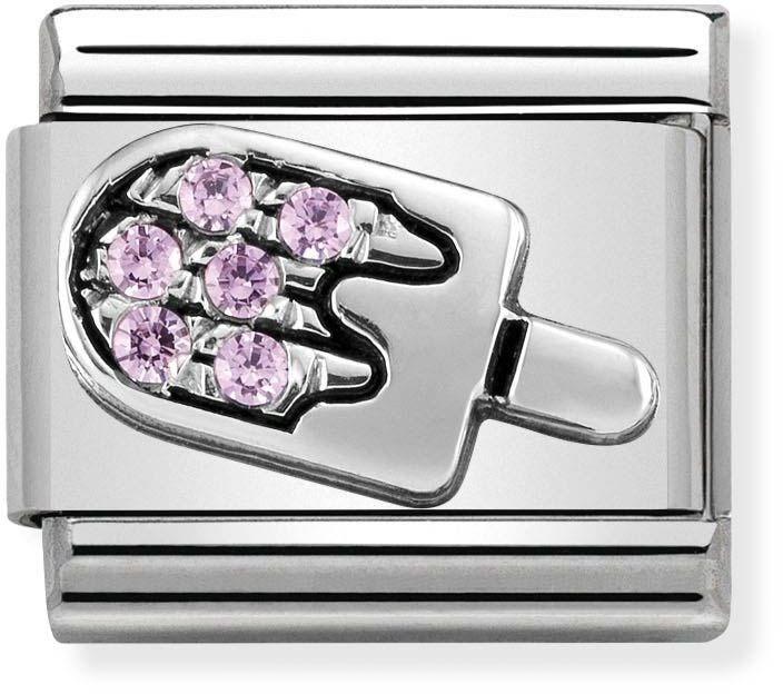 Nomination Sparkling Pink Ice Cream Charm