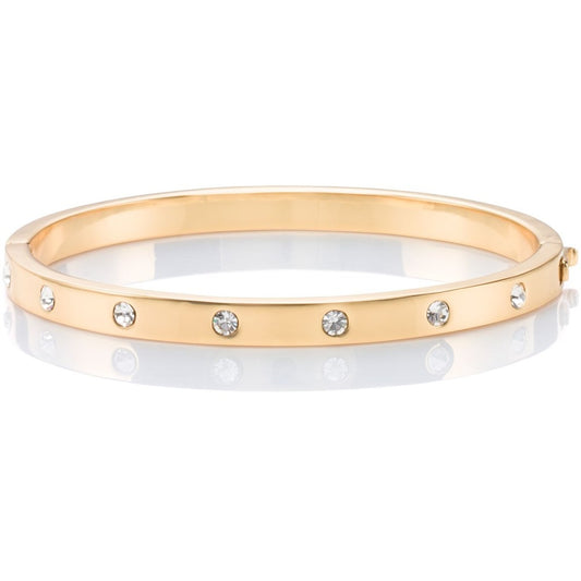 Kate Spade New York Set In Stone Metal Hinged Gold Bangle