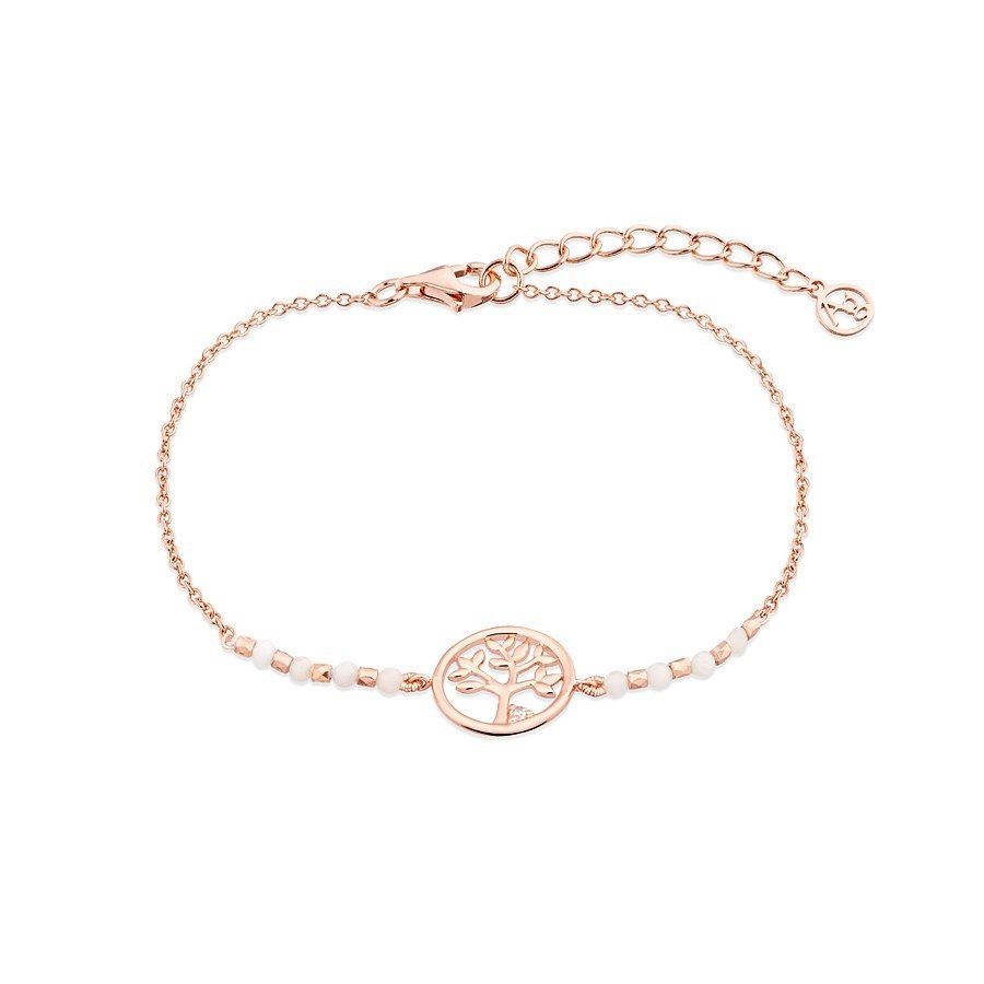 Argento Rose Gold Tree of Life Bracelet