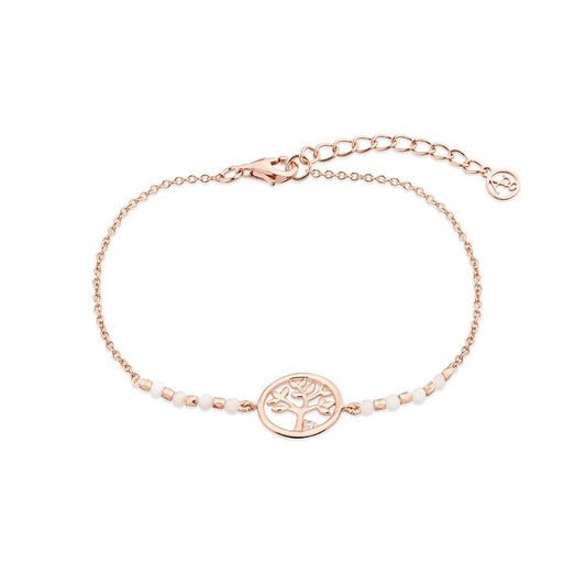 Argento Rose Gold Tree of Life Bracelet