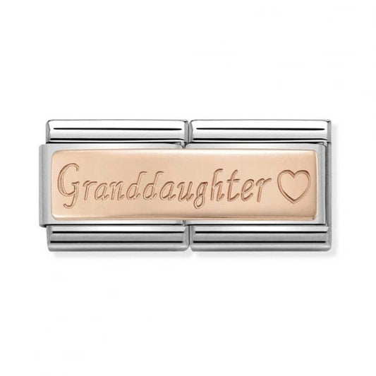 Nomination Rose Gold Granddaughter Charm