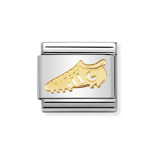Nomination Gold Football Boot Charm