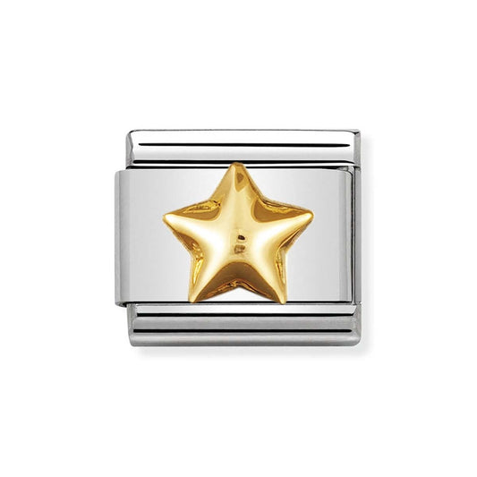 Nomination Raised Star Charm