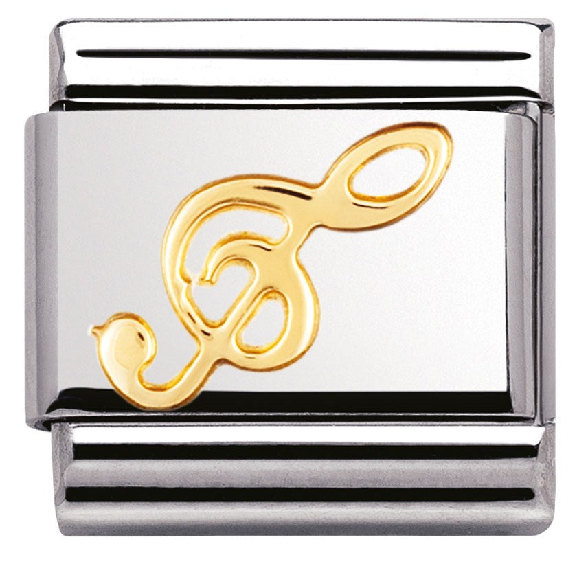 Nomination Treble Clef Music Charm