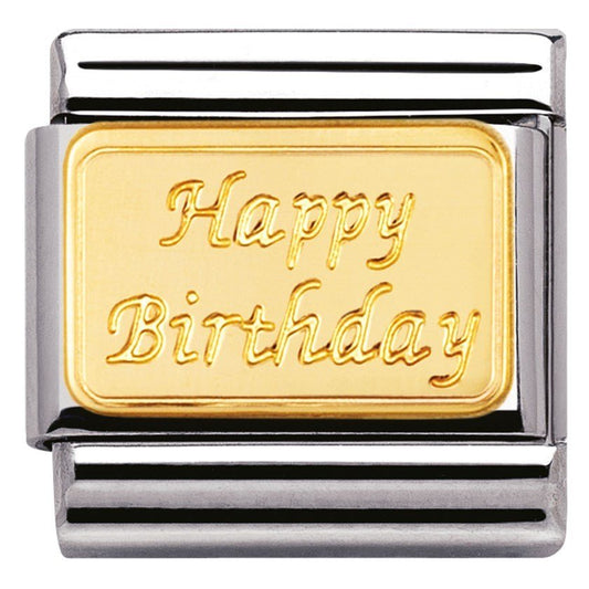Nomination Happy Birthday Charm