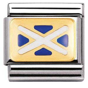 Nomination Scottish Flag Charm