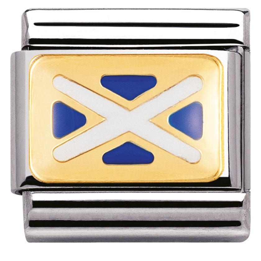 Nomination Scottish Flag Charm