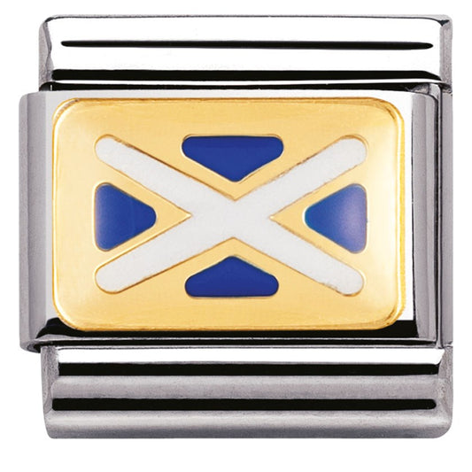 Nomination Scottish Flag Charm