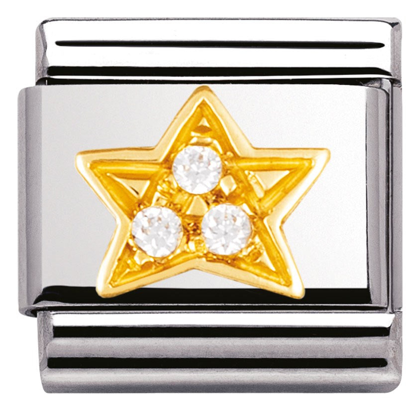 Nomination CZ Star Charm