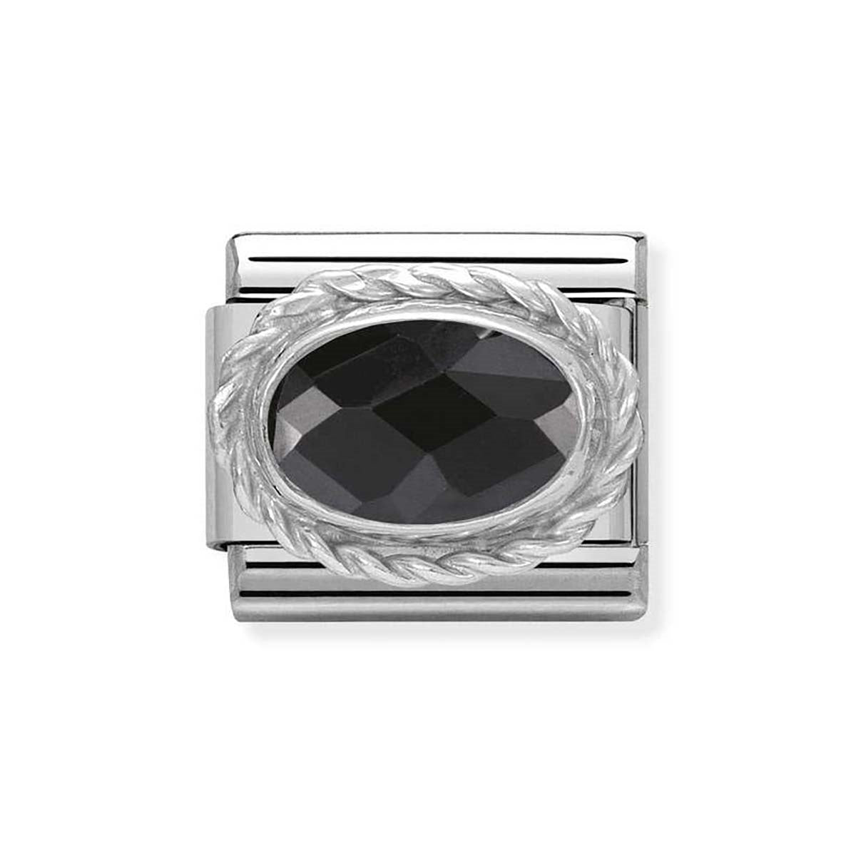 Nomination Black Cubic Zirconia Charm