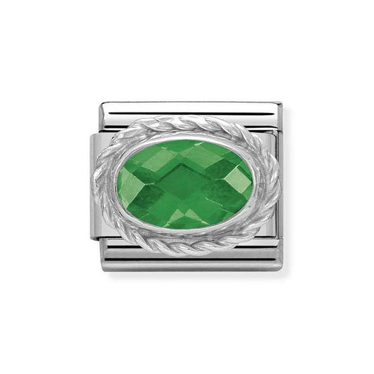 Nomination Emerald Cubic Zirconia Charm
