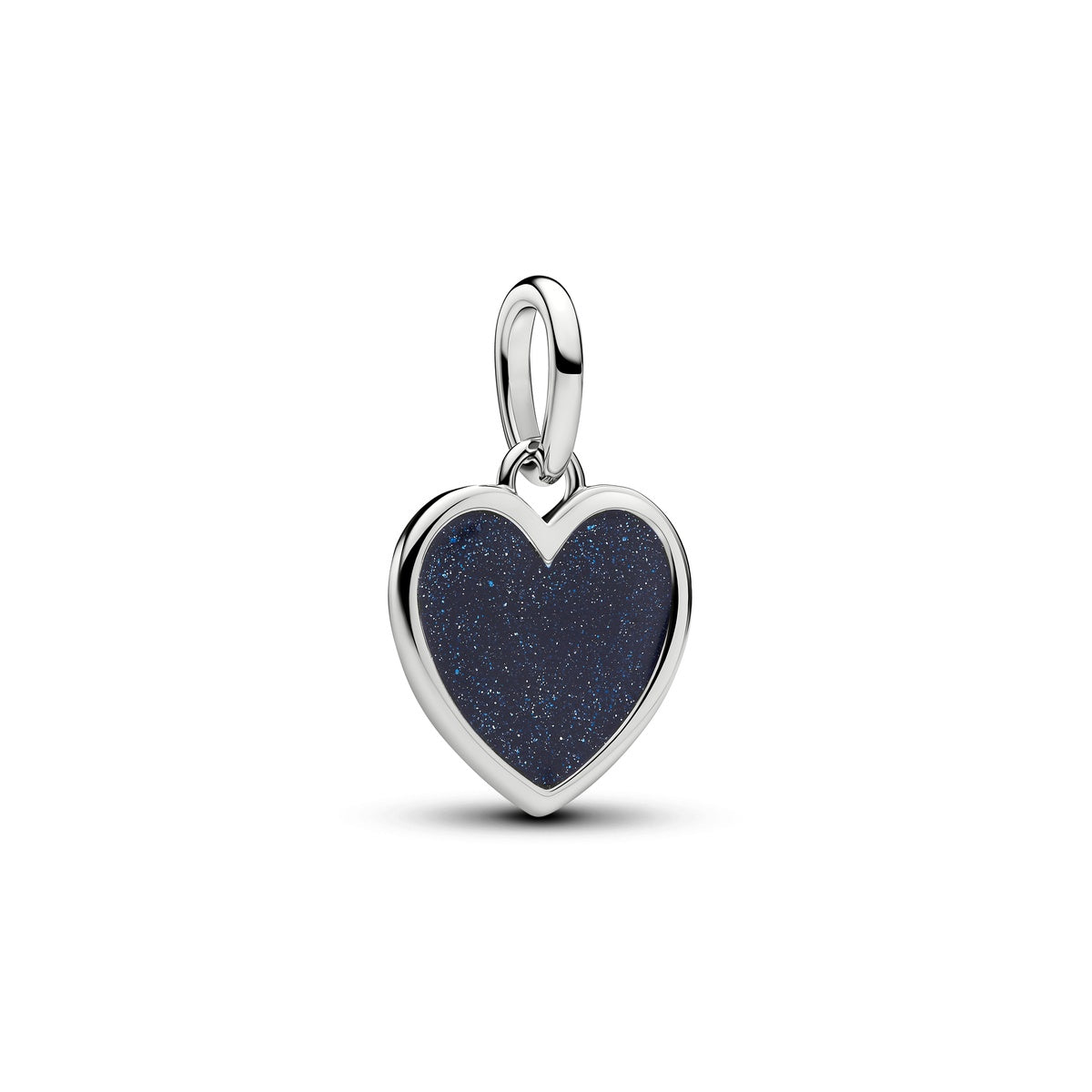 Pandora Silver Blue Heart Dangle Charm