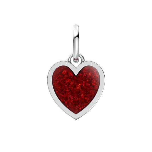 Pandora Silver Red Heart Dangle Charm