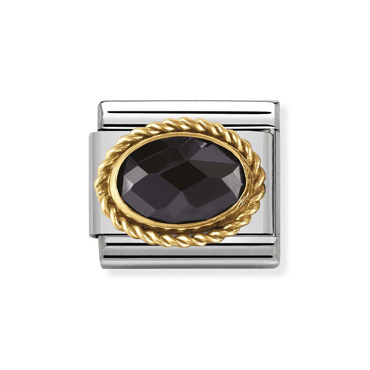 Nomination Black Cubic Zirconia Charm