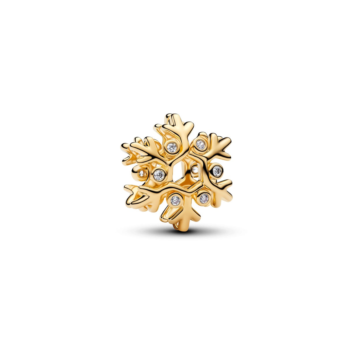 Pandora Gold Openwork Snowflake Charm