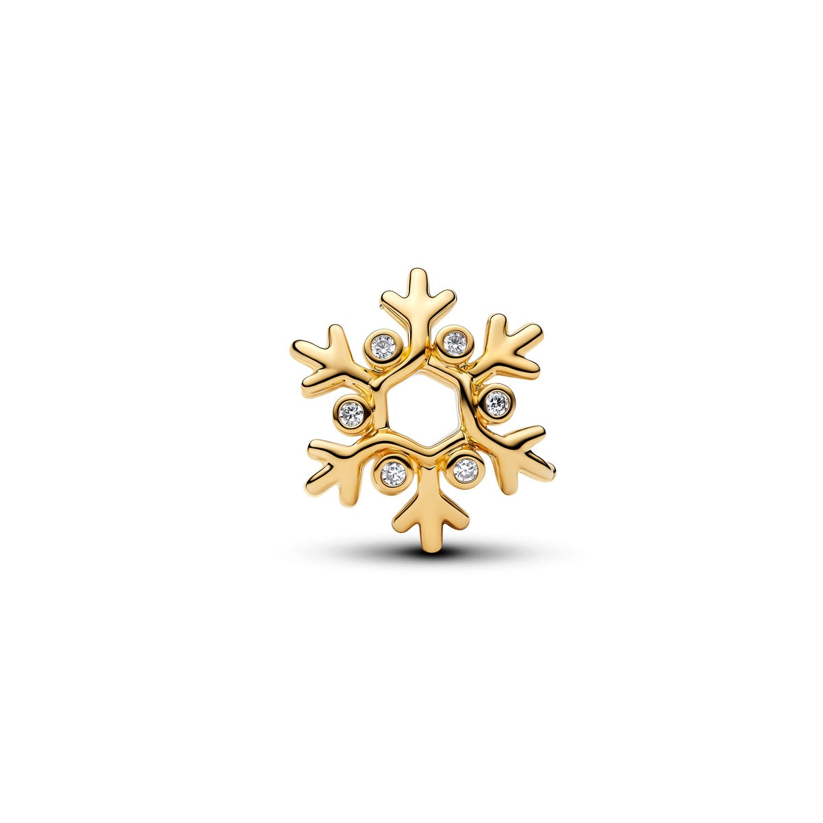 Pandora Gold Openwork Snowflake Charm