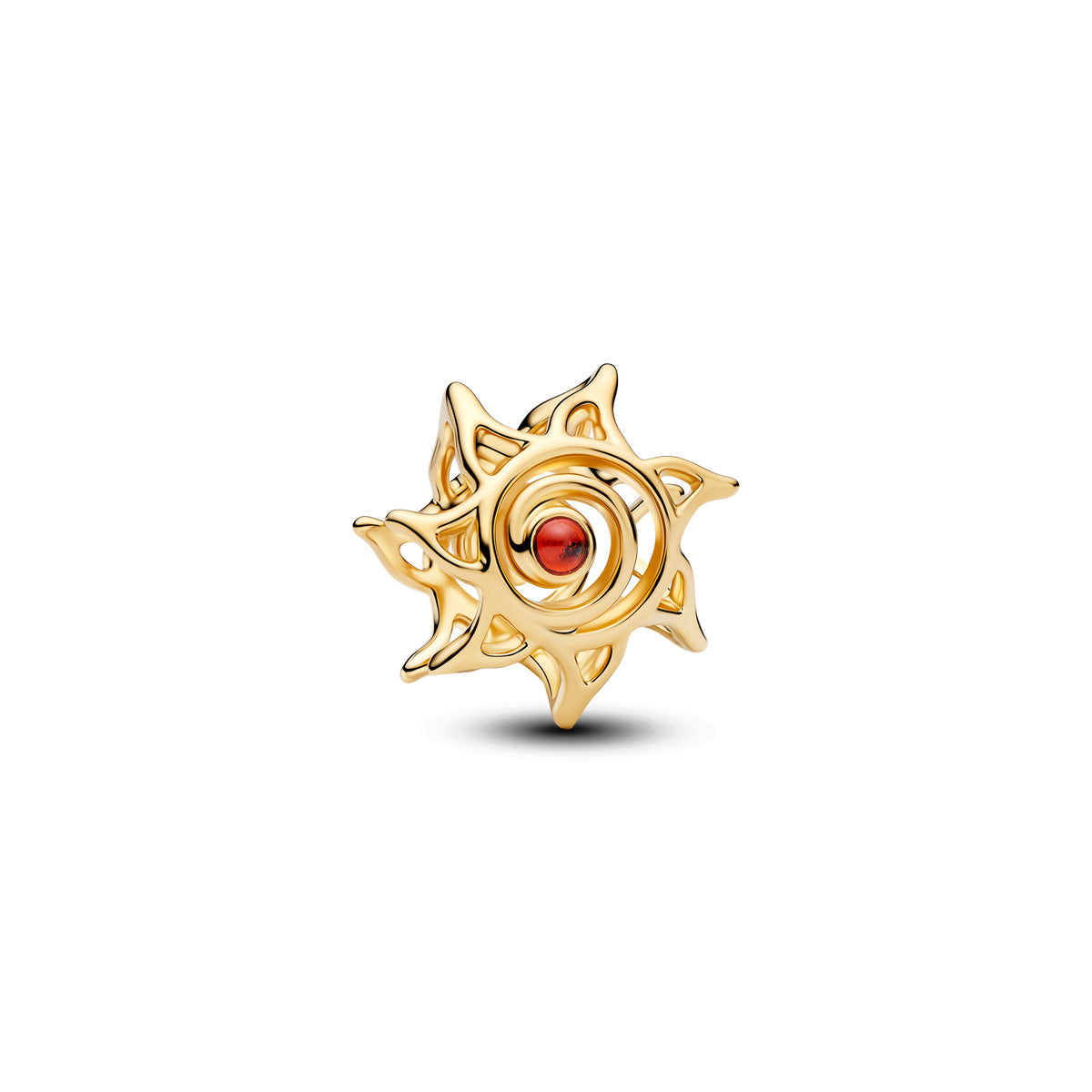 Pandora Gold Sun Openwork Charm