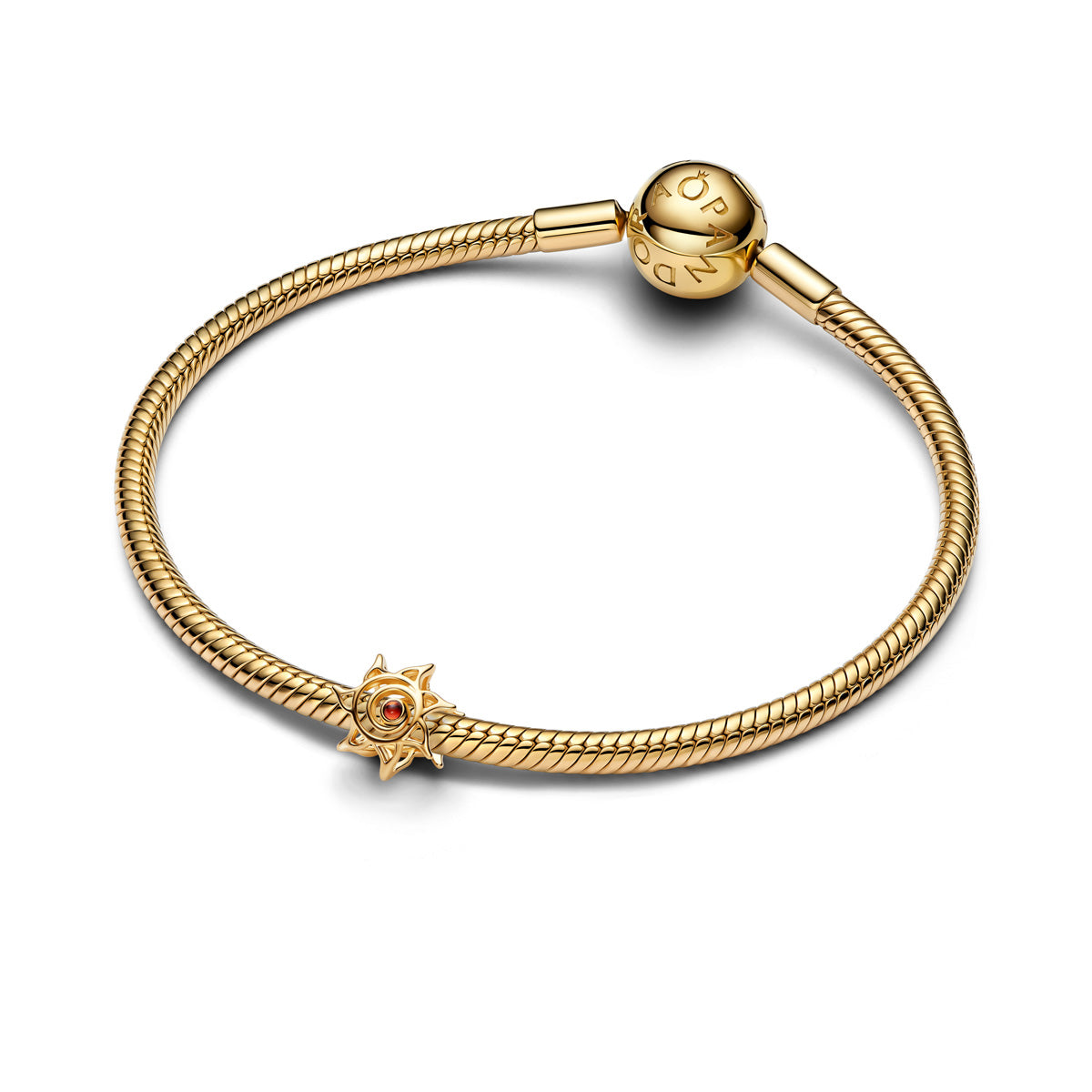 Pandora Gold Sun Openwork Charm