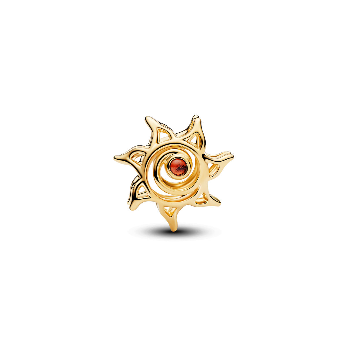 Pandora Gold Sun Openwork Charm