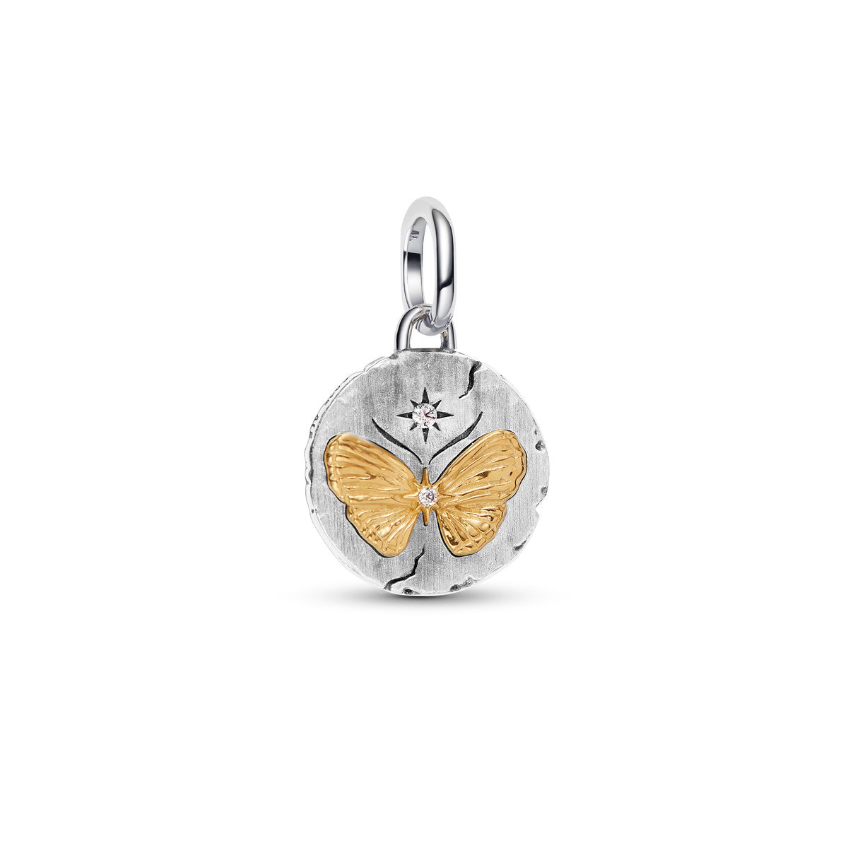 Pandora Silver Butterfly Medallion Charm