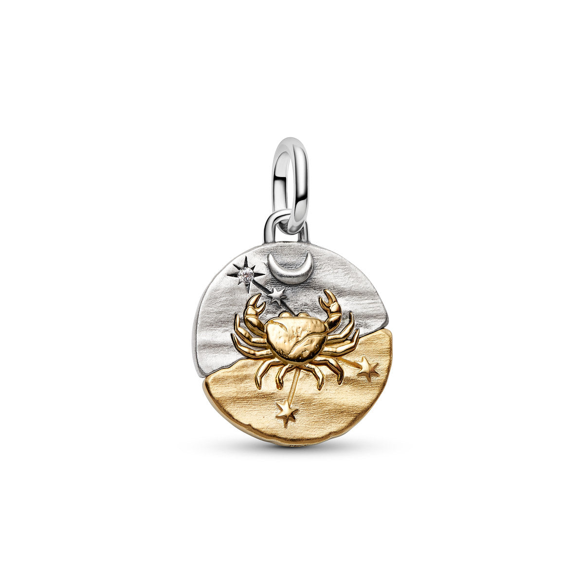 Pandora Gold Cancer Medallion Charm