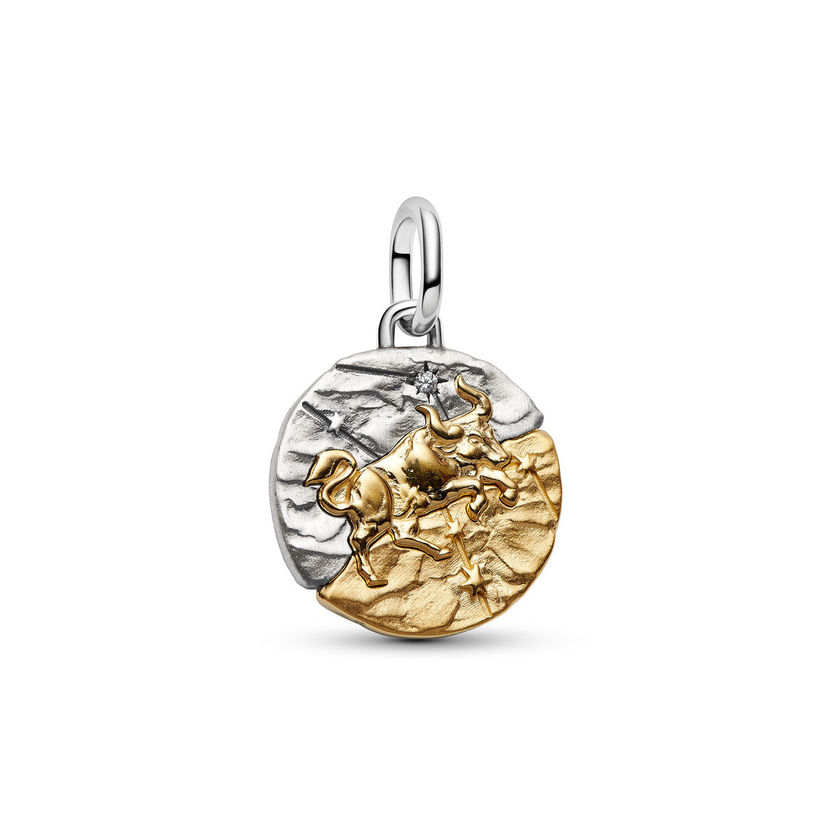 Pandora Gold Taurus Medallion Charm