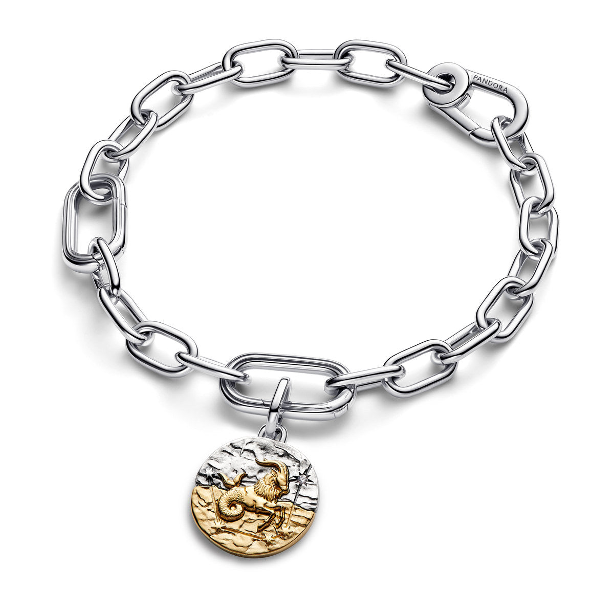 Pandora Gold Capricorn Medallion Charm