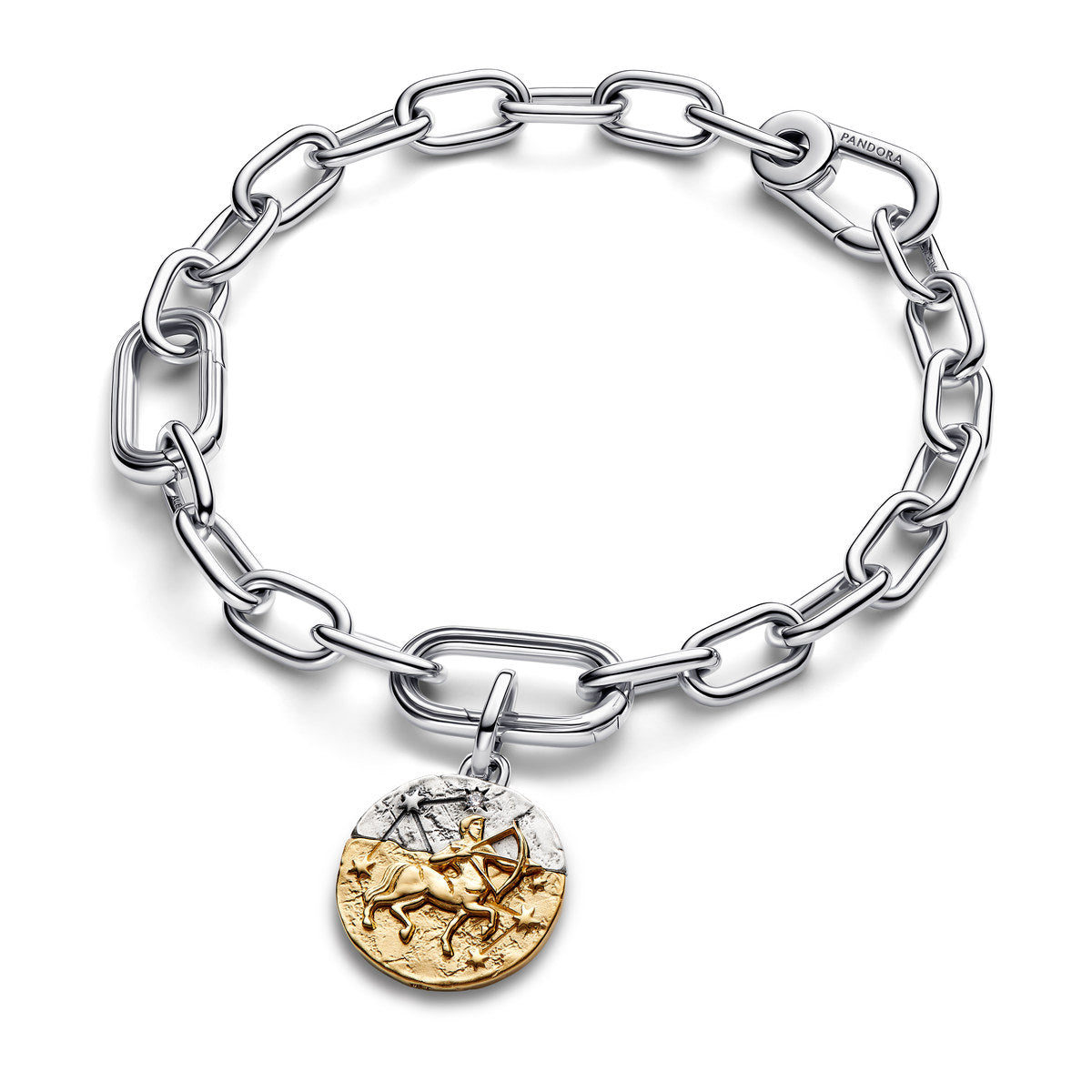 Pandora Gold Sagittarius Medallion Charm