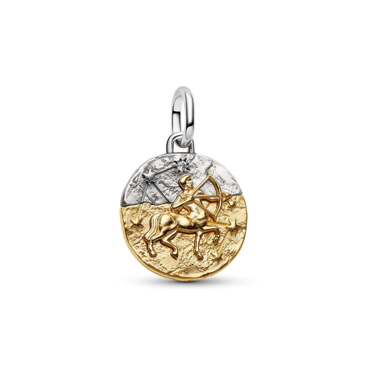 Pandora Gold Sagittarius Medallion Charm