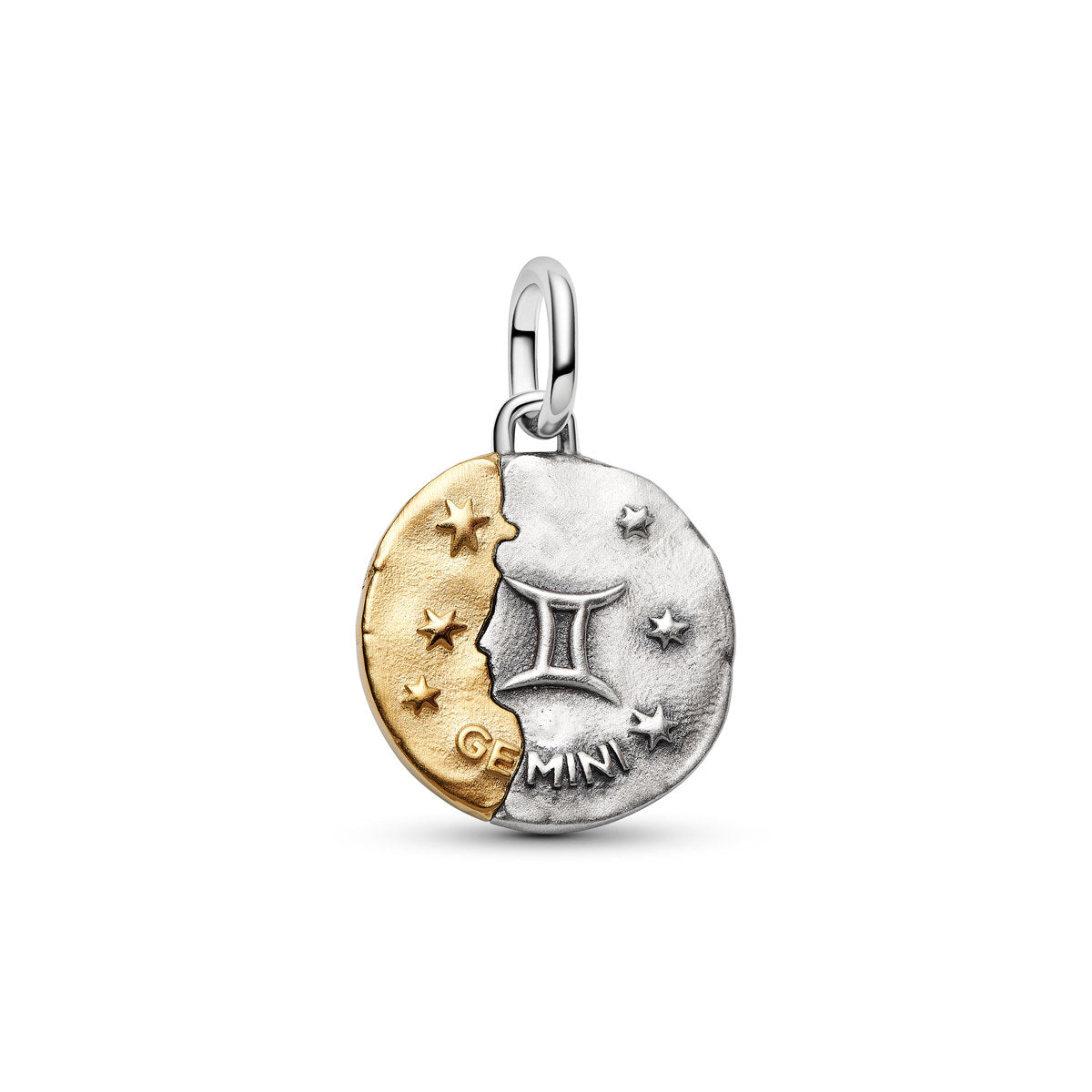 Pandora Gold Gemini Medallion Charm