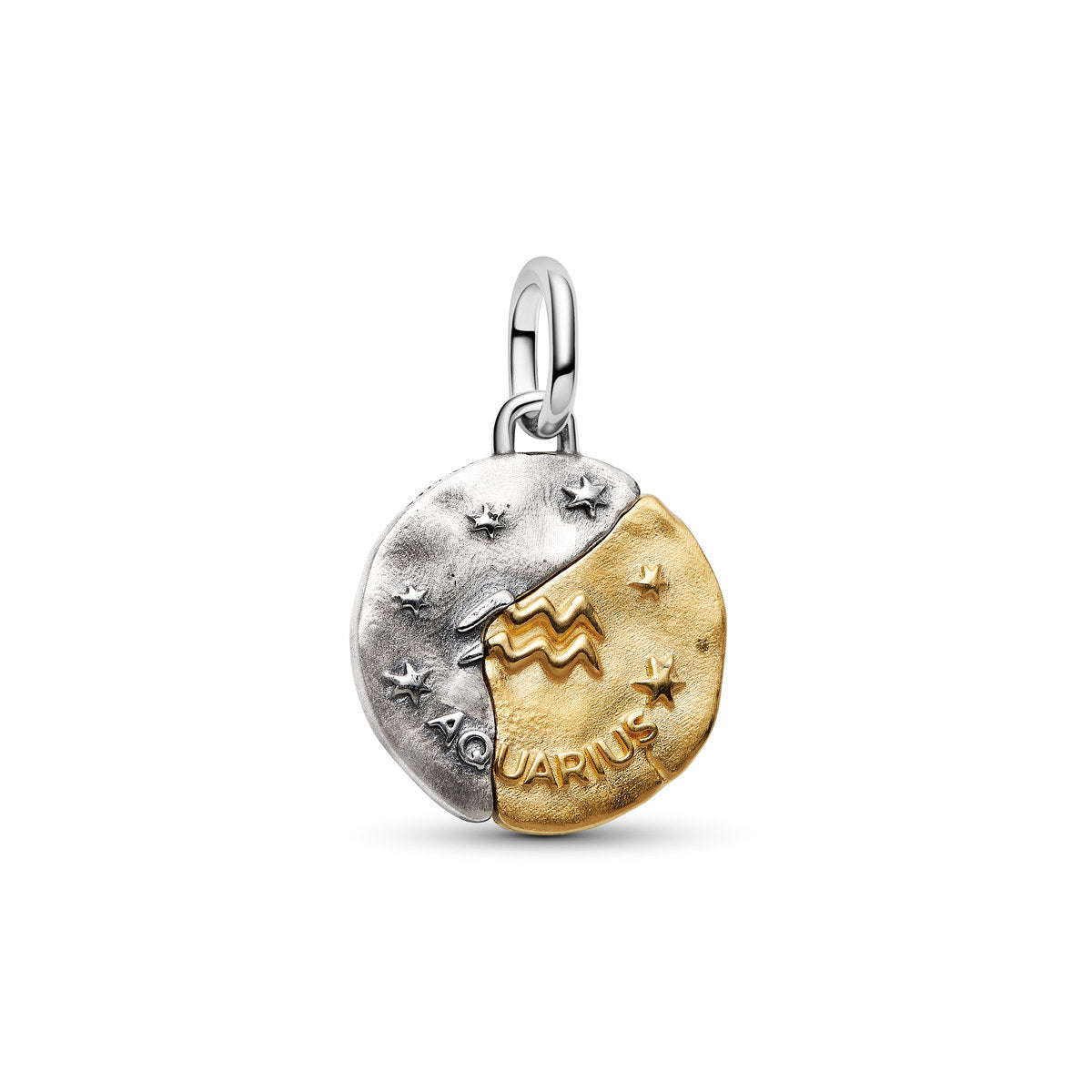 Pandora Gold Aquarius Medallion Charm
