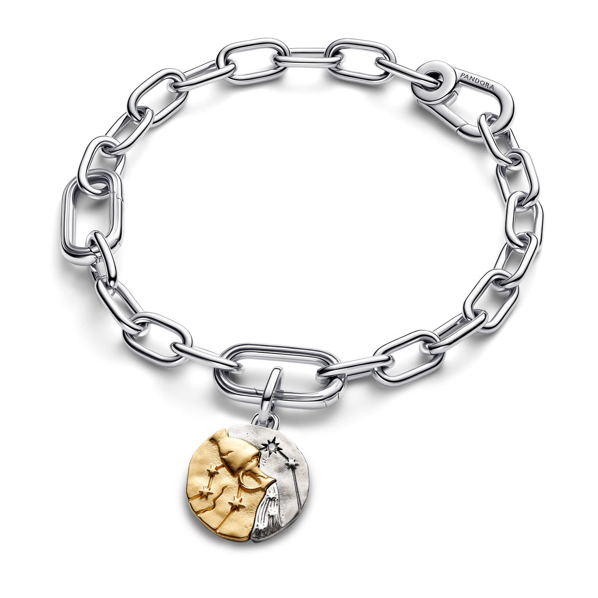 Pandora Gold Aquarius Medallion Charm