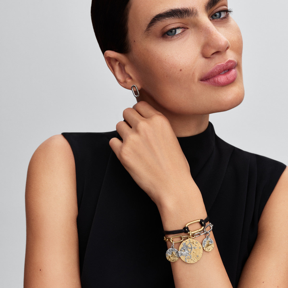Pandora Gold Aries Medallion Charm