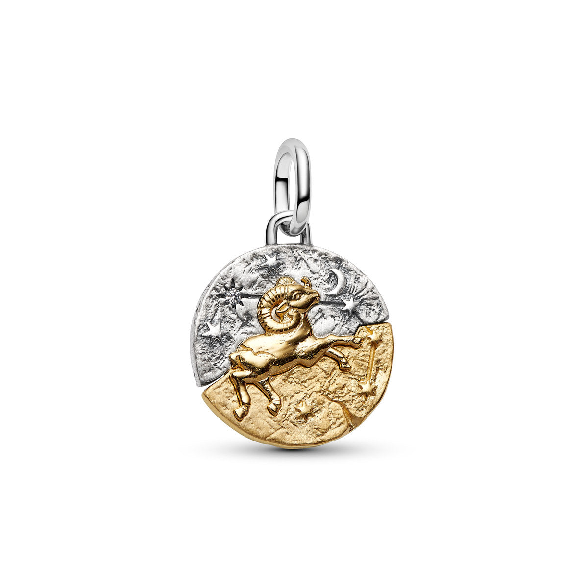 Pandora Gold Aries Medallion Charm