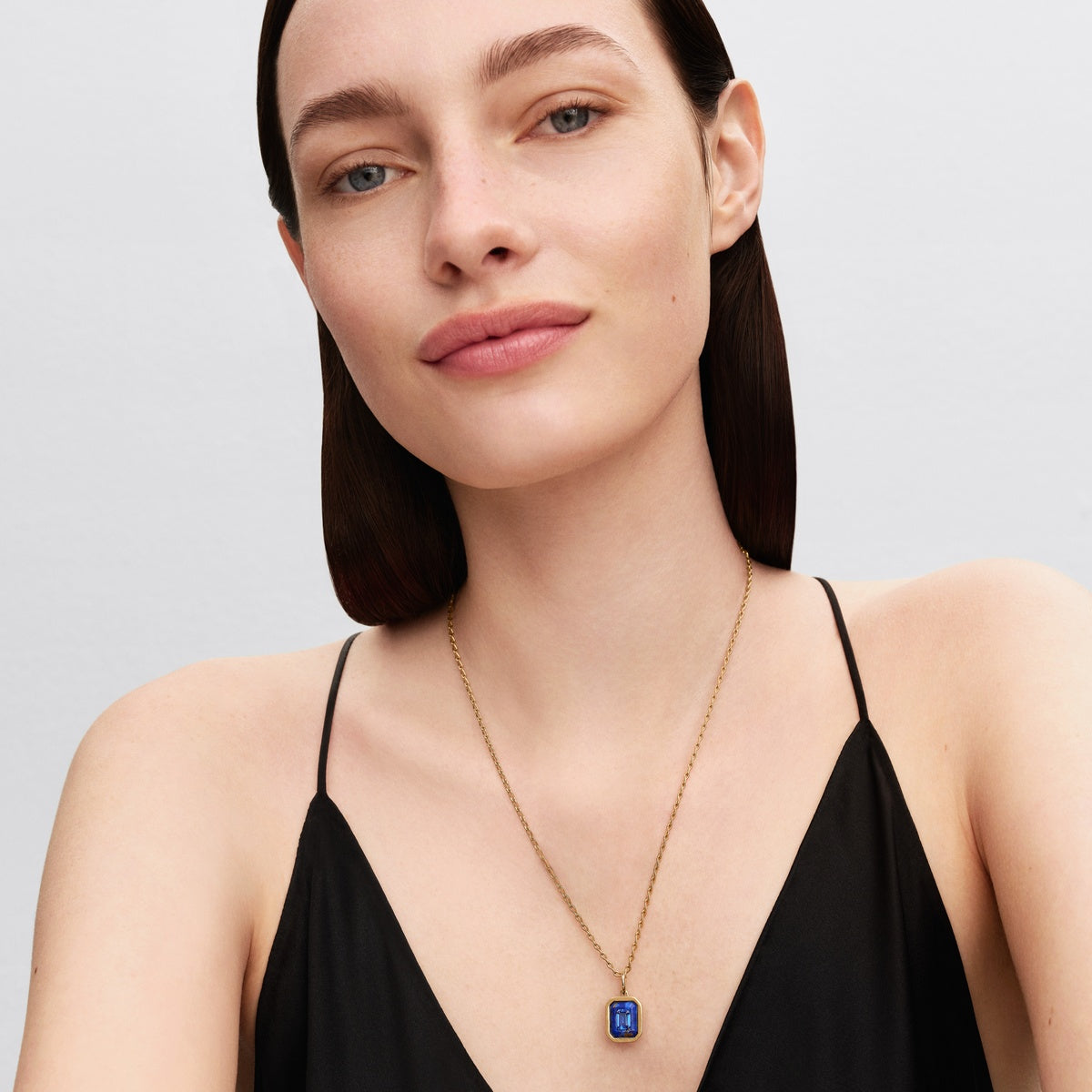 Pandora Celestial Blue Hexagon Dangle Charm