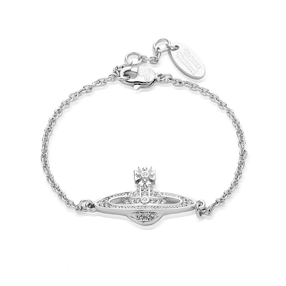 Vivienne Westwood Bas Relief Silver Bracelet