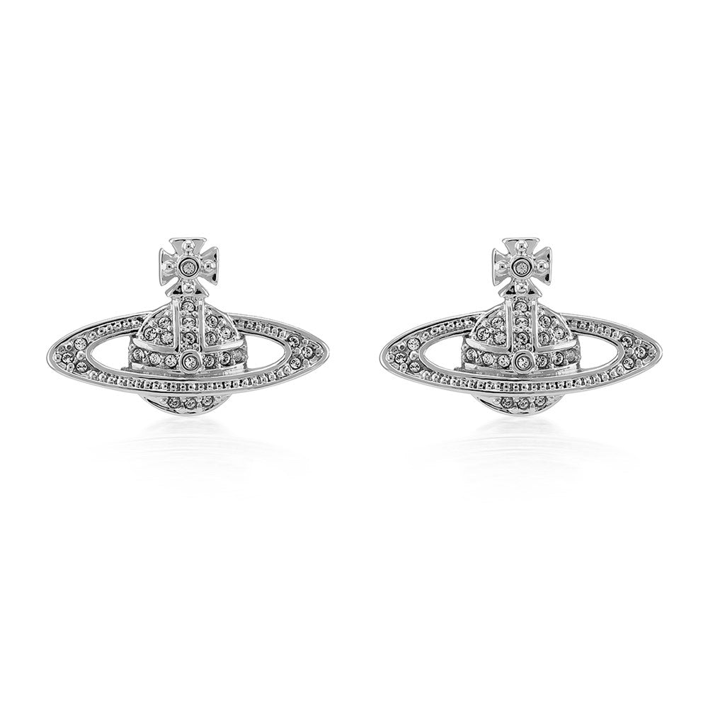 Vivienne Westwood Mini Bas Silver Earrings