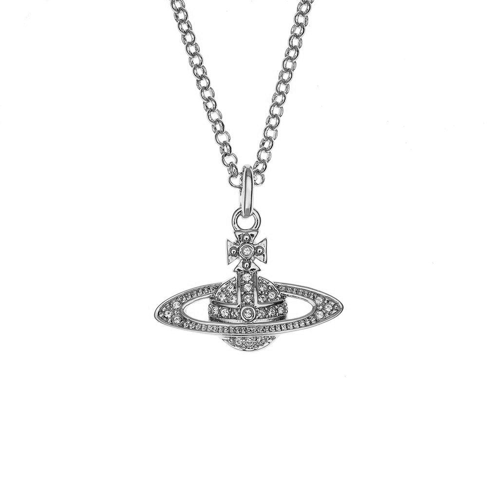 Vivienne Westwood Mini Bas Silver Necklace