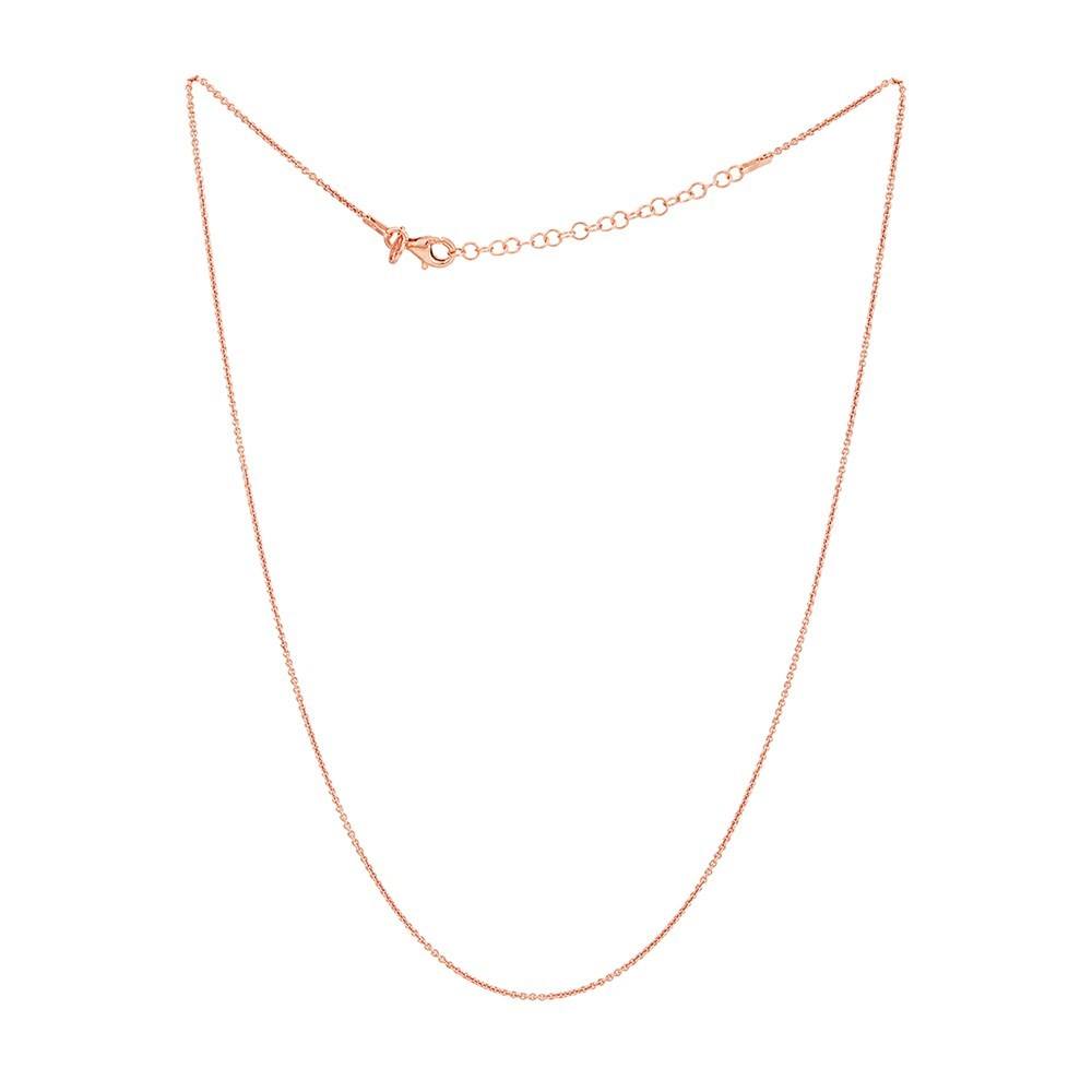 Argento 45cm Rose Gold Pendant Chain