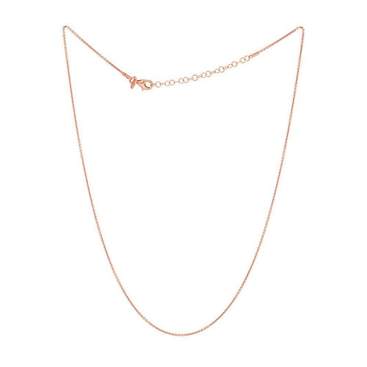 Argento 45cm Rose Gold Pendant Chain