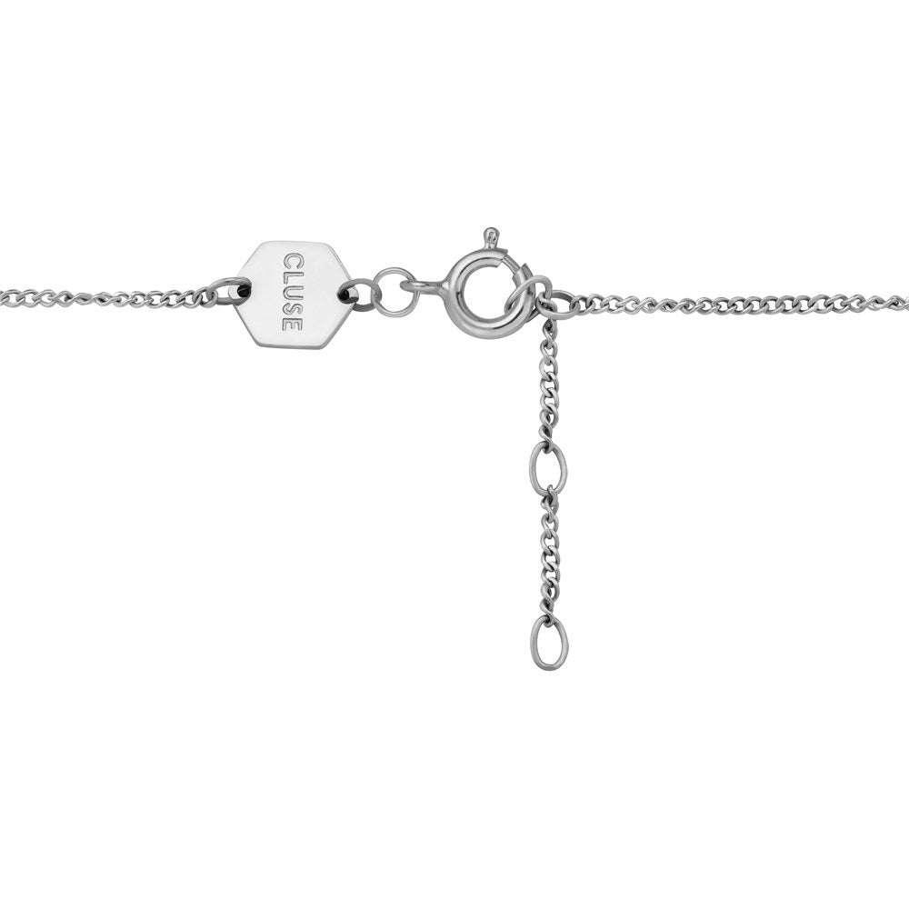 CLUSE Minuit Heart Silver Mesh Watch and Bracelet Gift Box