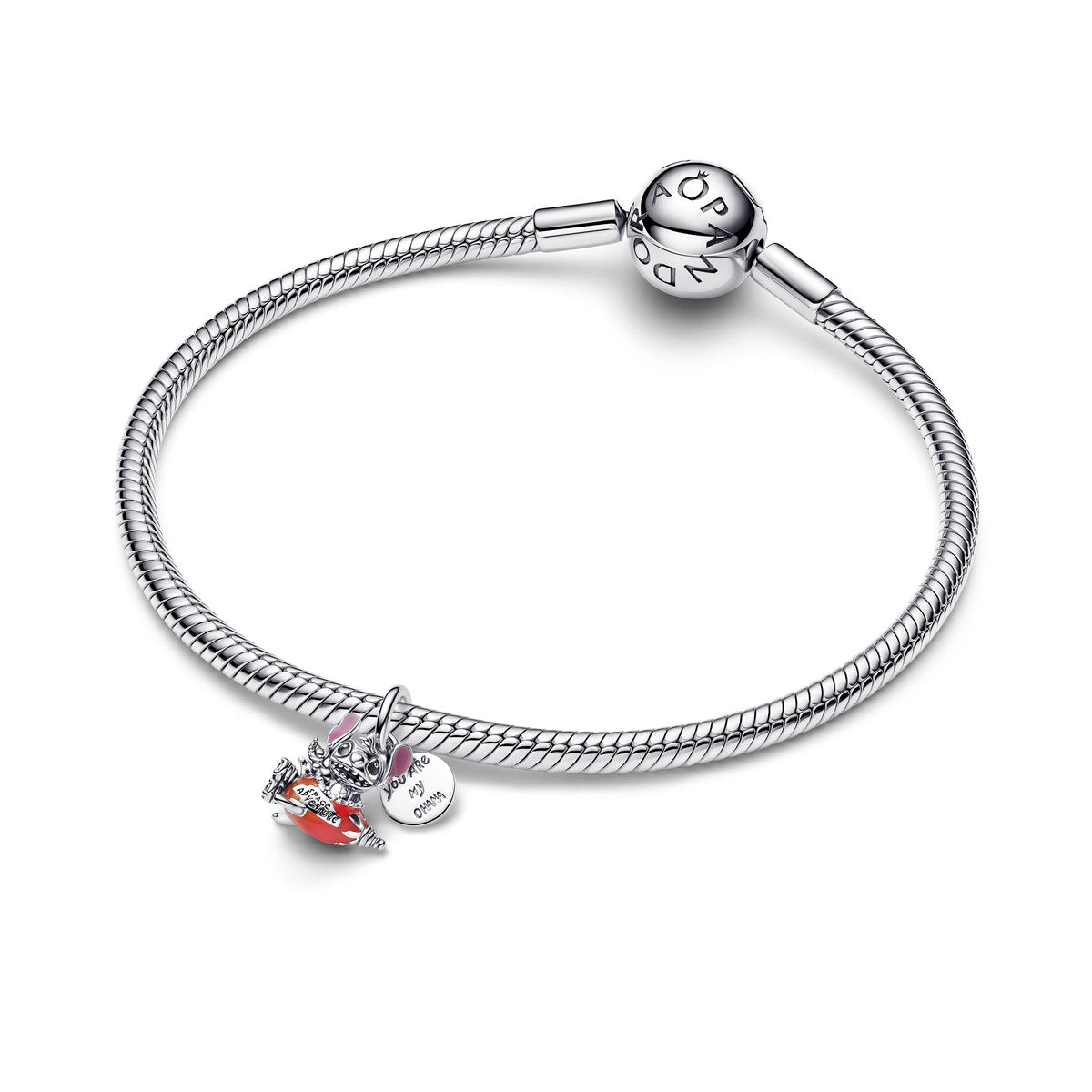 Pandora Silver Disney Rocket Stitch Dangle Charm