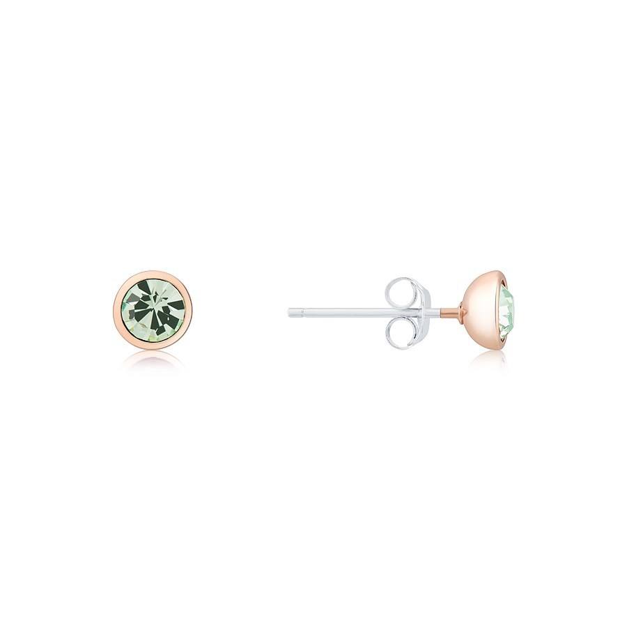 Karma Rose Gold August Stud Earrings