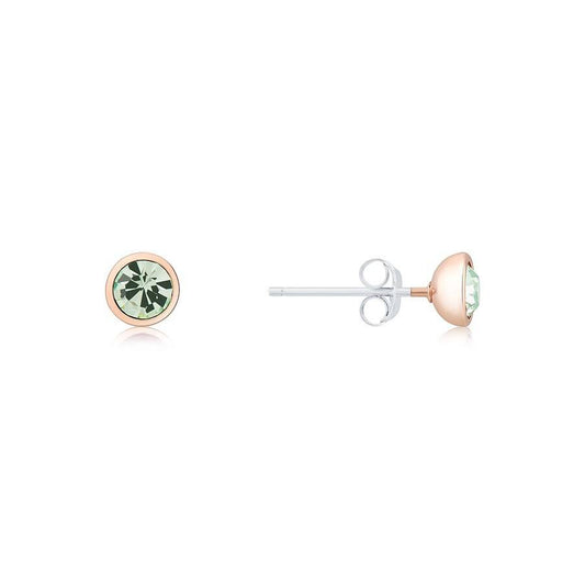 Karma Rose Gold August Stud Earrings