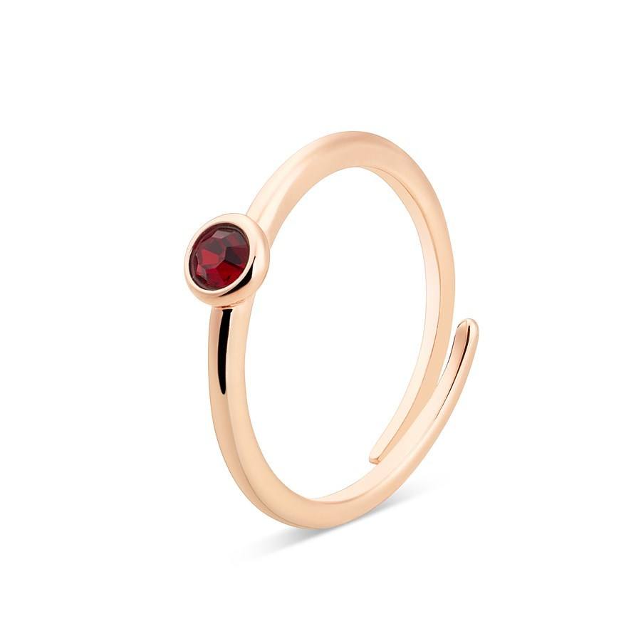 Karma Rose Gold January Adjustable Ring